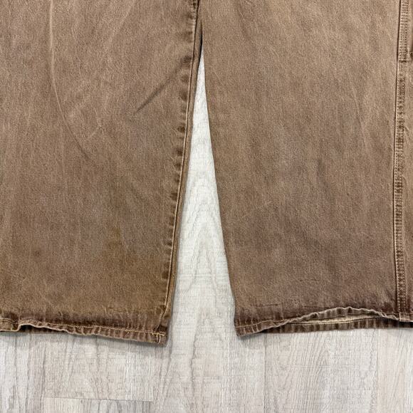 Vintage Marithe Francois Girbaud Jeans Men's 42M (Fits 42x29) Brown Baggy 90s - Picture 4 of 13